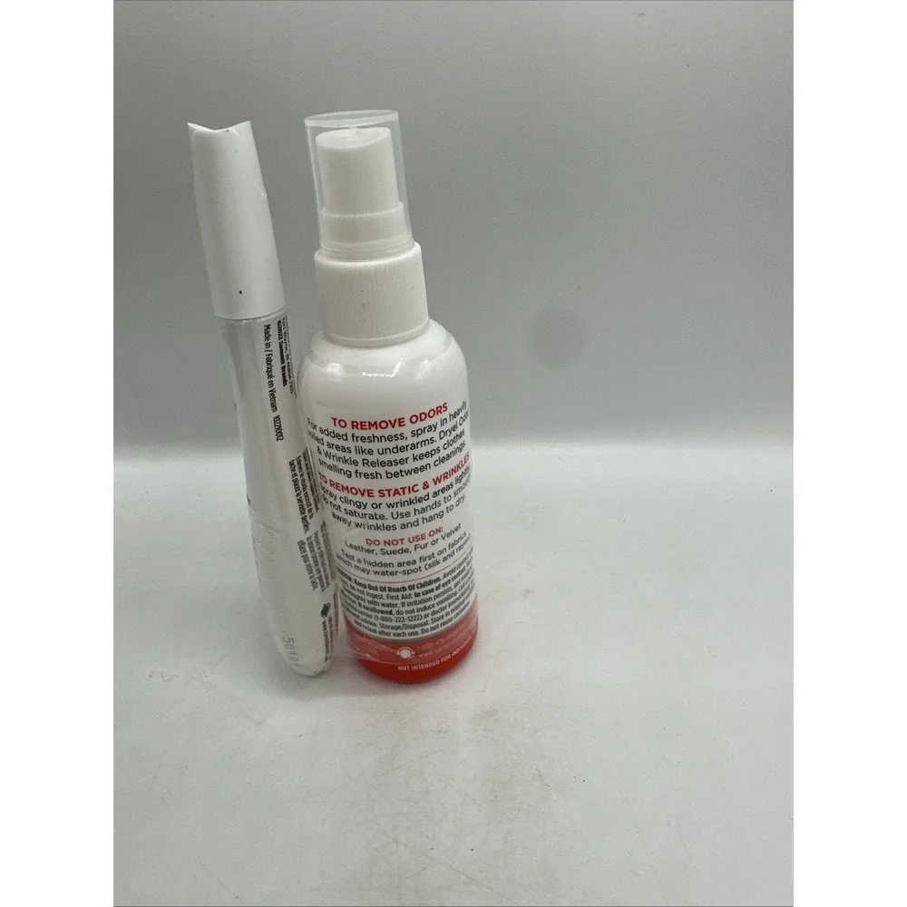 Dryel At-Home Dry Cleaner Odor & Wrinkle Releaser + On The Go Stain Remover Pen